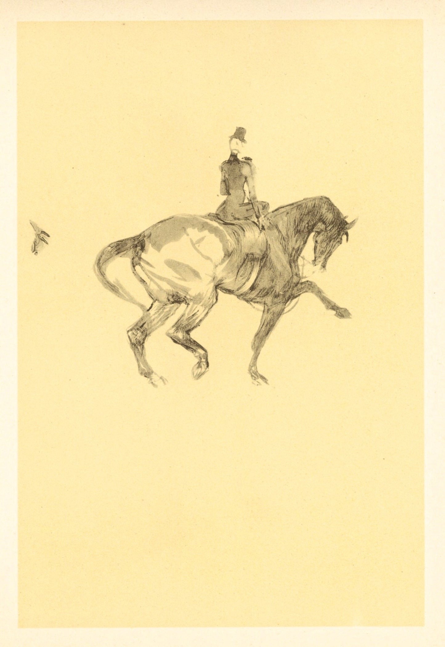 Henri De Toulouse-Lautrec, Ecuyere De Haute Ecole, The Circus By Toulouse-Lautrec, Lithograph