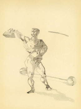 Henri De Toulouse-Lautrec, Travail Des Poids, The Circus By Toulouse-Lautrec, Lithograph