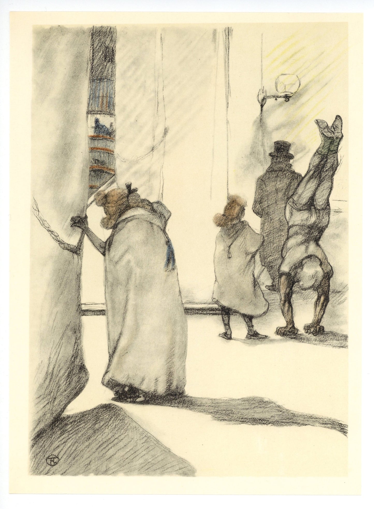 Henri De Toulouse-Lautrec, Dans Les Coulisses, The Circus By Toulouse-Lautrec, Lithograph