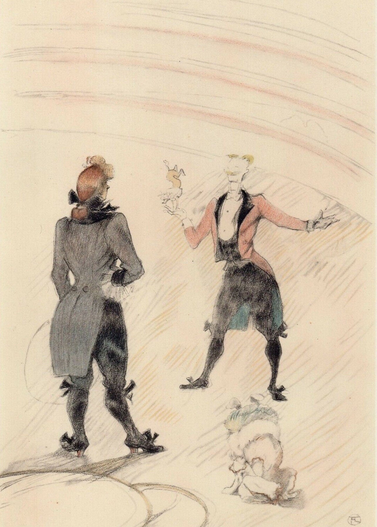 Henri De Toulouse-Lautrec, Dresseur De Chiens, The Circus By Toulouse-Lautrec, Lithograph