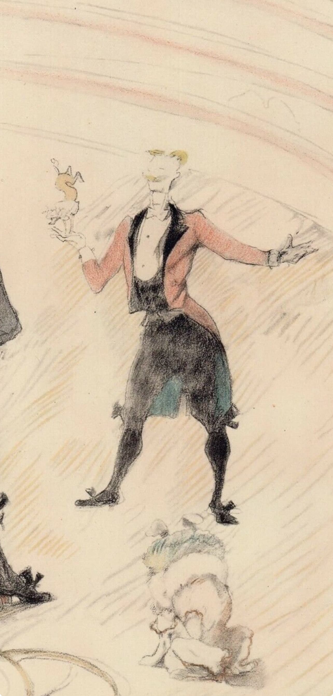 Henri De Toulouse-Lautrec, Dresseur De Chiens, The Circus By Toulouse-Lautrec, Lithograph