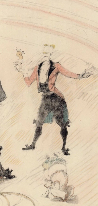 Henri De Toulouse-Lautrec, Dresseur De Chiens, The Circus By Toulouse-Lautrec, Lithograph