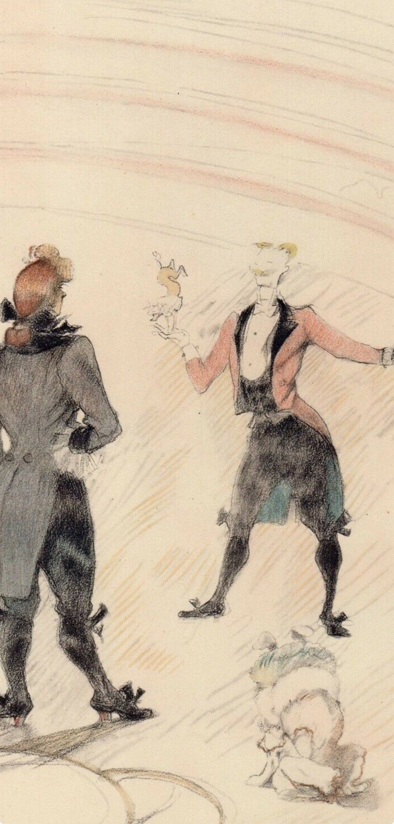 Henri De Toulouse-Lautrec, Dresseur De Chiens, The Circus By Toulouse-Lautrec, Lithograph