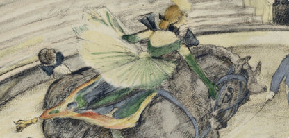 Henri De Toulouse-Lautrec, Travail Sur Le Panneau, The Circus By Toulouse-Lautrec, Lithograph