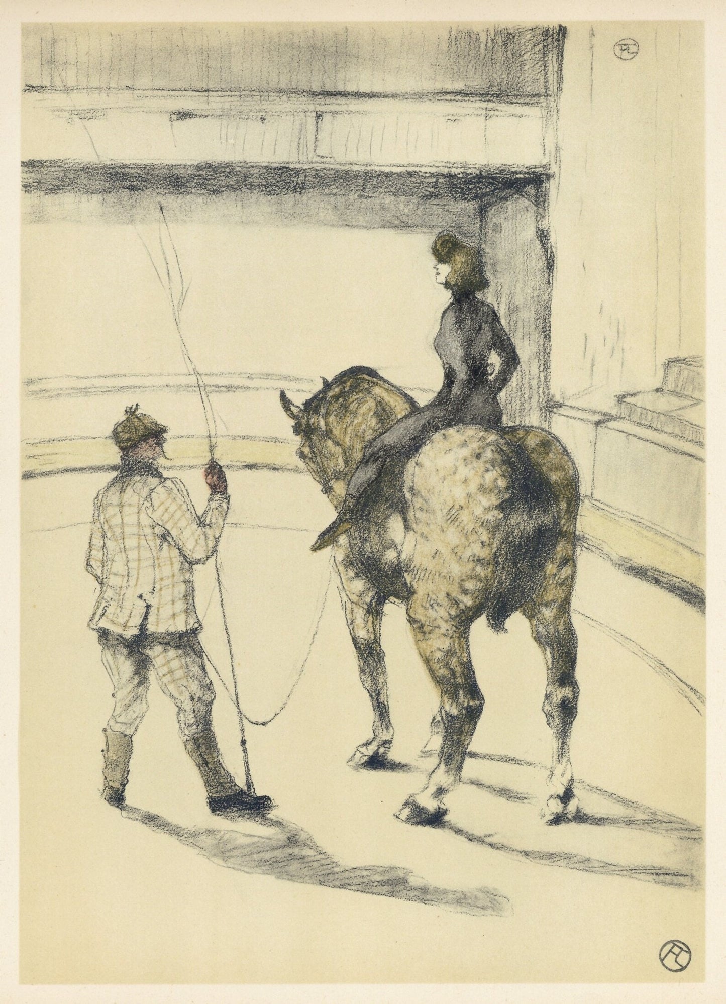 Henri De Toulouse-Lautrec, Ecuyere De Haute Ecole, The Circus By Toulouse-Lautrec, Lithograph