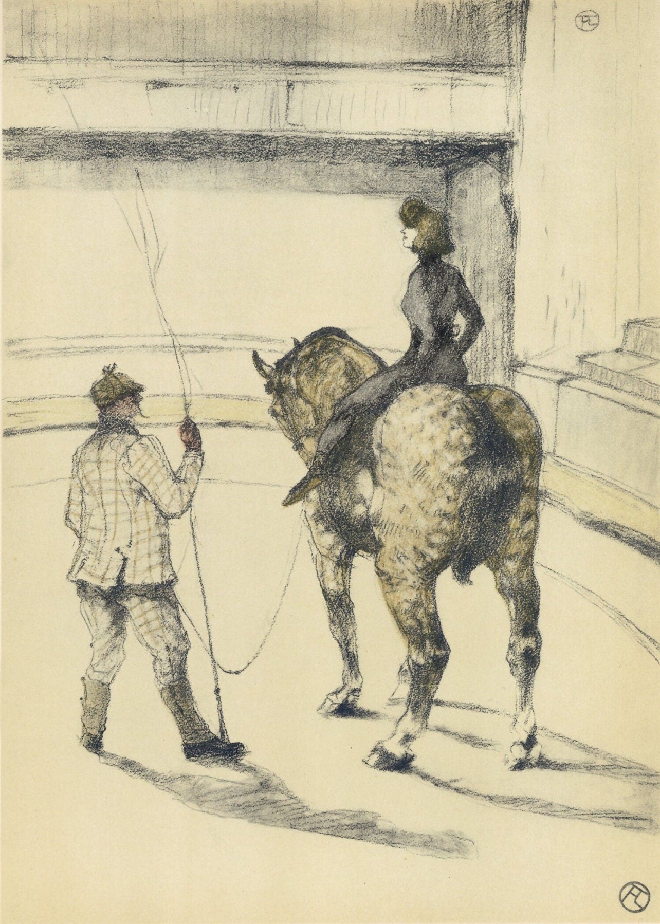 Henri De Toulouse-Lautrec, Ecuyere De Haute Ecole, The Circus By Toulouse-Lautrec, Lithograph