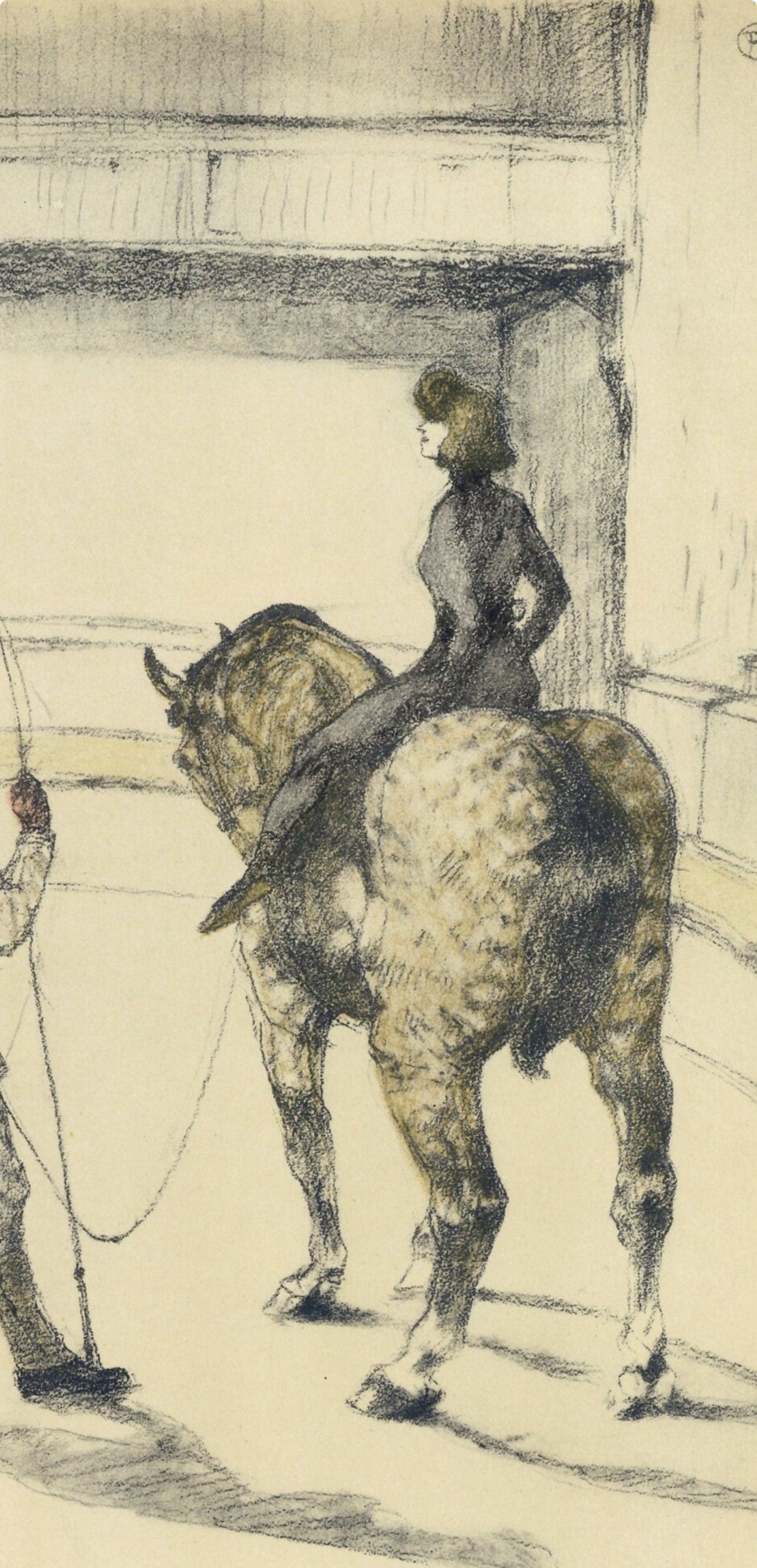 Henri De Toulouse-Lautrec, Ecuyere De Haute Ecole, The Circus By Toulouse-Lautrec, Lithograph