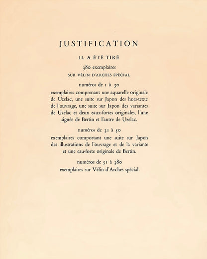 Maurice Brianchon, Une Vigne De La Doulce France, Vins, Fleurs Et Flammes, Lithograph