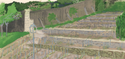 Maurice Brianchon, La Vigne De Paris, Vins, Fleurs Et Flammes, Lithograph