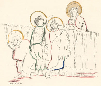 Max Jacob, Le Vin De La Cne, Vins, Fleurs Et Flammes, Lithograph