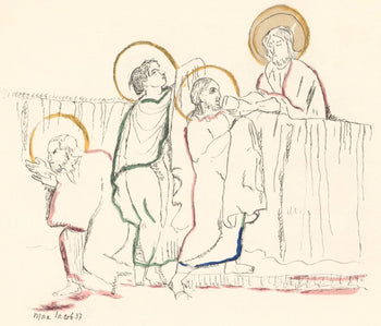 Max Jacob, Le Vin De La Cne, Vins, Fleurs Et Flammes, Lithograph