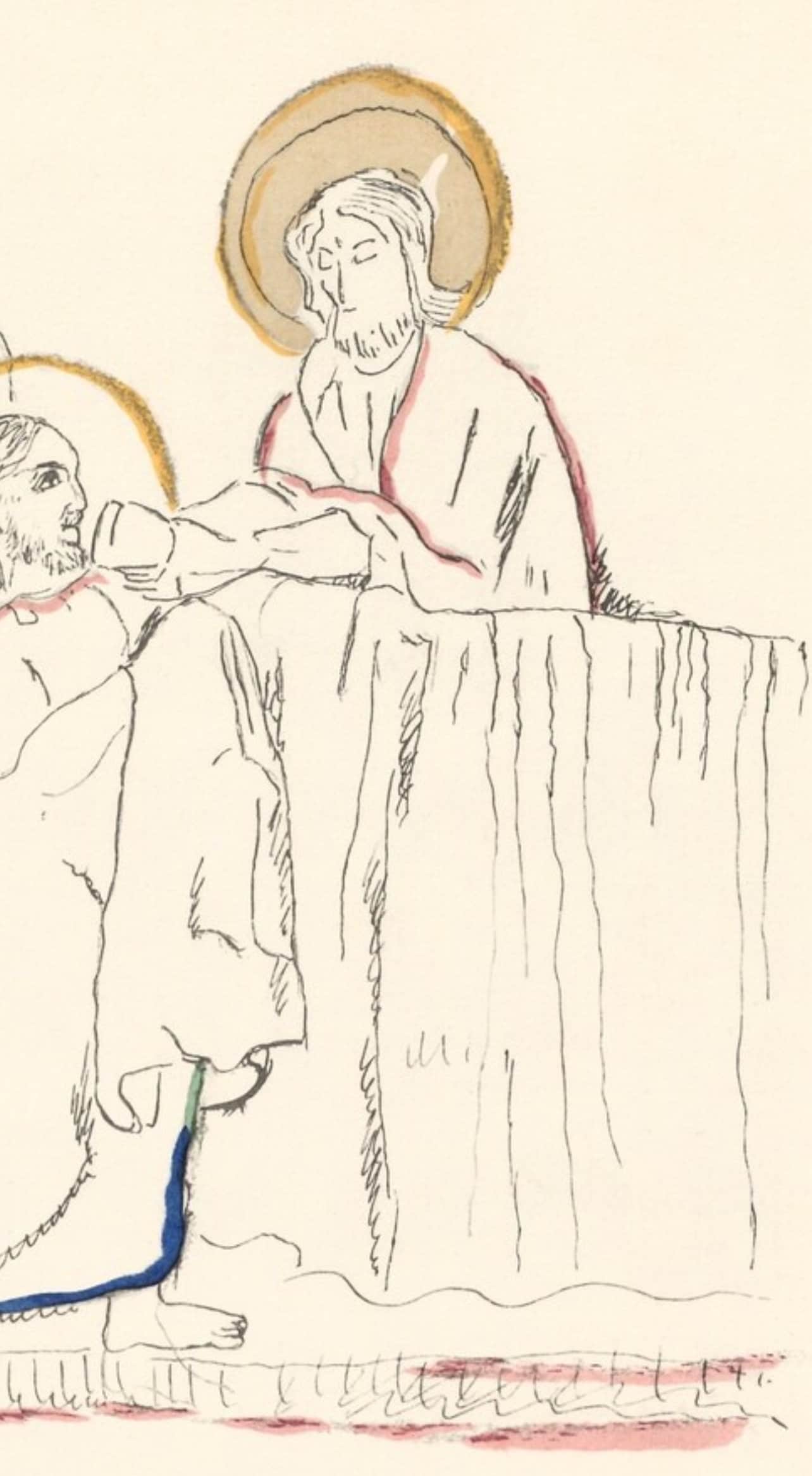 Max Jacob, Le Vin De La Cne, Vins, Fleurs Et Flammes, Lithograph