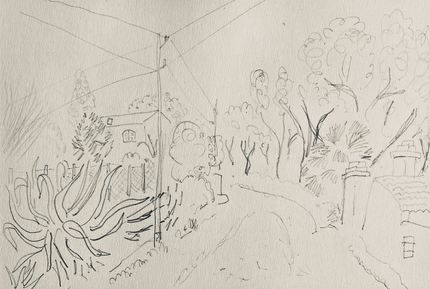 Henri Matisse, Composition (Dutel 3), Dessins De Henri-Matisse, Lithograph