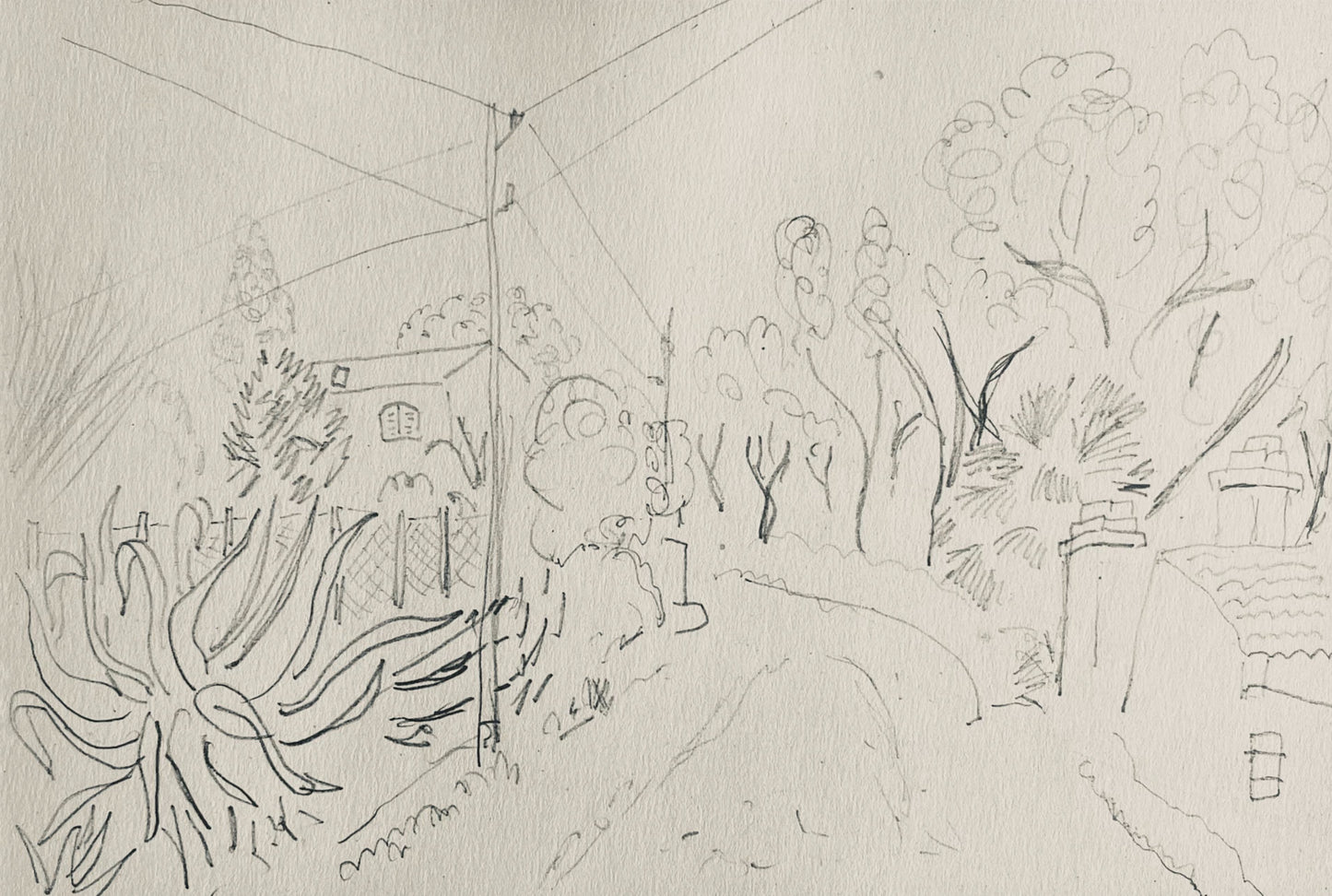 Henri Matisse, Composition (Dutel 3), Dessins De Henri-Matisse, Lithograph