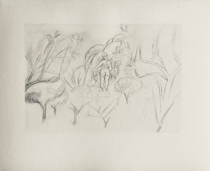 Henri Matisse, Composition (Dutel 3), Dessins De Henri-Matisse, Lithograph