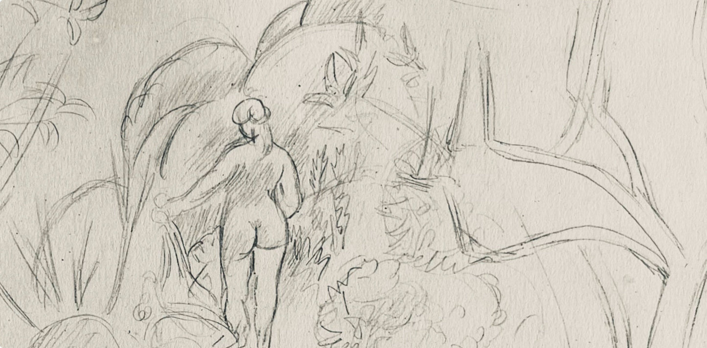 Henri Matisse, Composition (Dutel 3), Dessins De Henri-Matisse, Lithograph