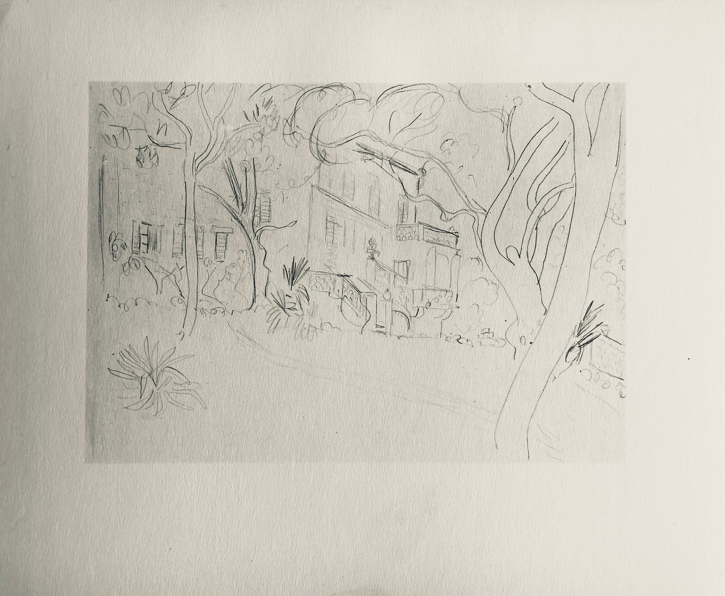 Henri Matisse, Composition (Dutel 3), Dessins De Henri-Matisse, Lithograph