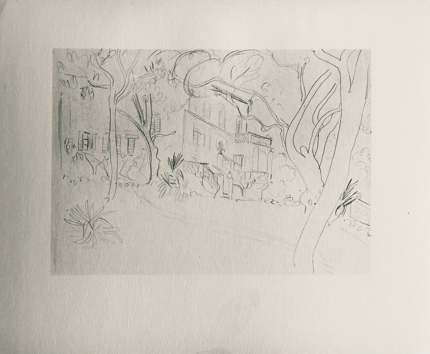 Henri Matisse, Composition (Dutel 3), Dessins De Henri-Matisse, Lithograph