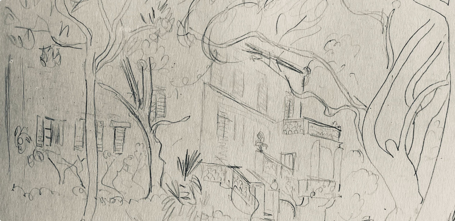 Henri Matisse, Composition (Dutel 3), Dessins De Henri-Matisse, Lithograph