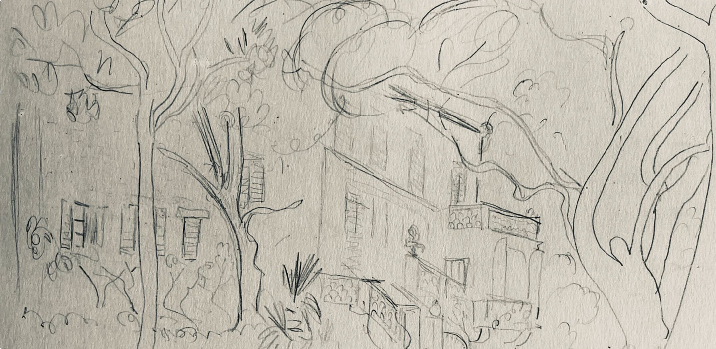 Henri Matisse, Composition (Dutel 3), Dessins De Henri-Matisse, Lithograph