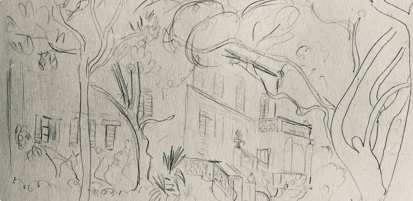 Henri Matisse, Composition (Dutel 3), Dessins De Henri-Matisse, Lithograph