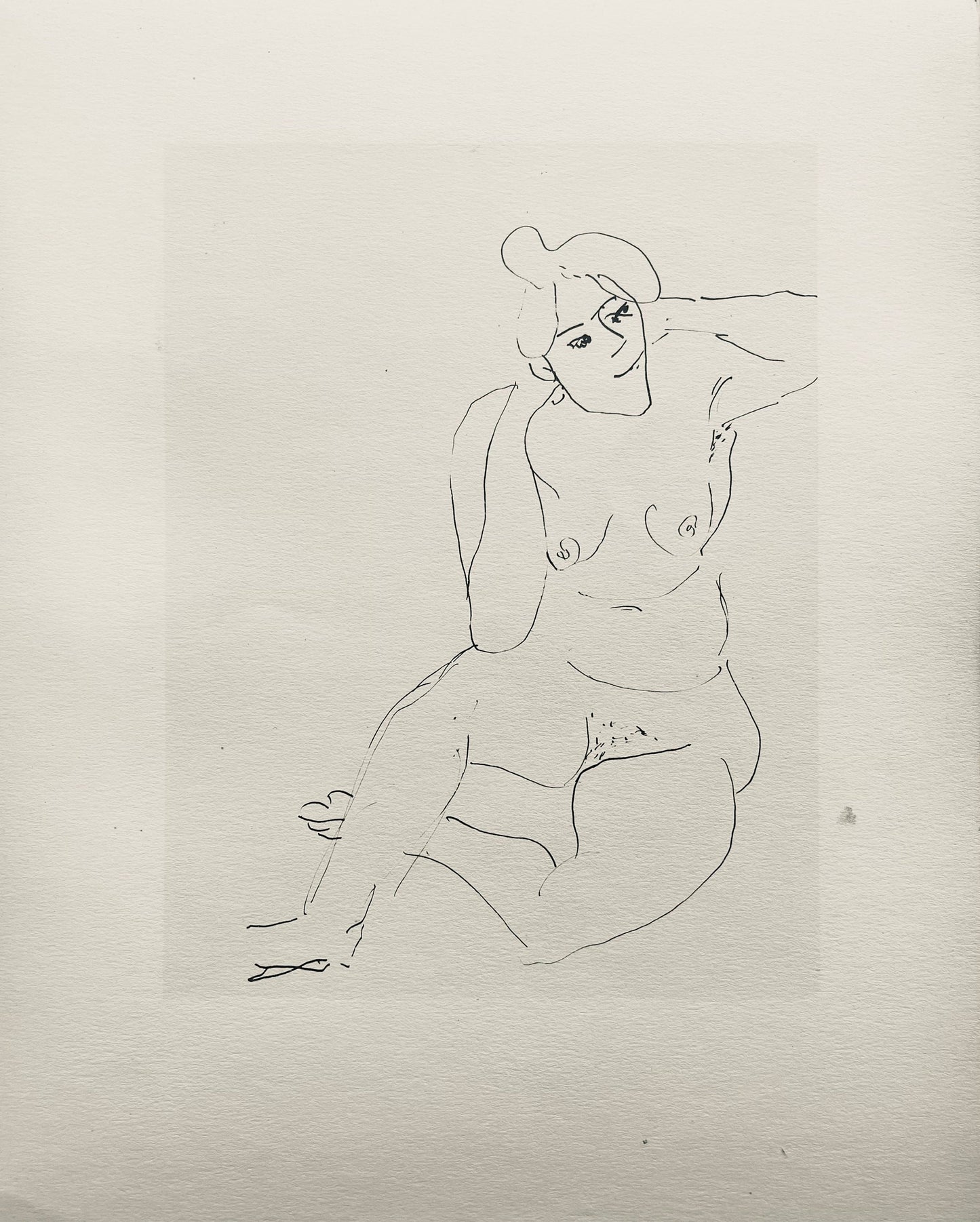 Henri Matisse, Composition (Dutel 3), Dessins De Henri-Matisse, Lithograph