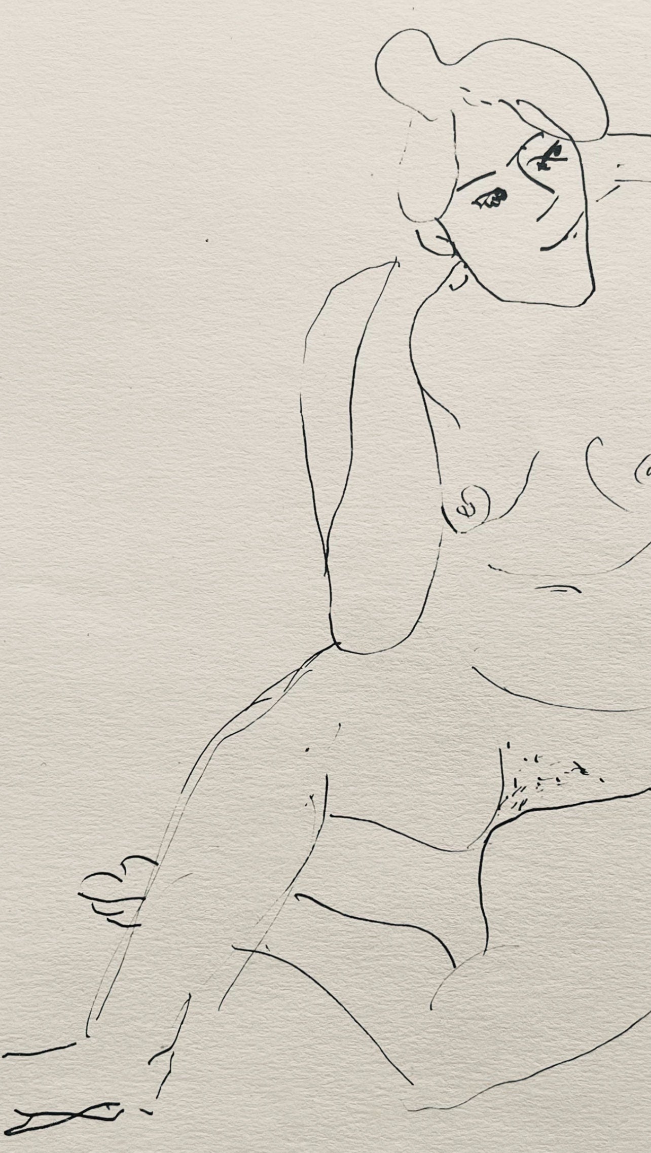 Henri Matisse, Composition (Dutel 3), Dessins De Henri-Matisse, Lithograph