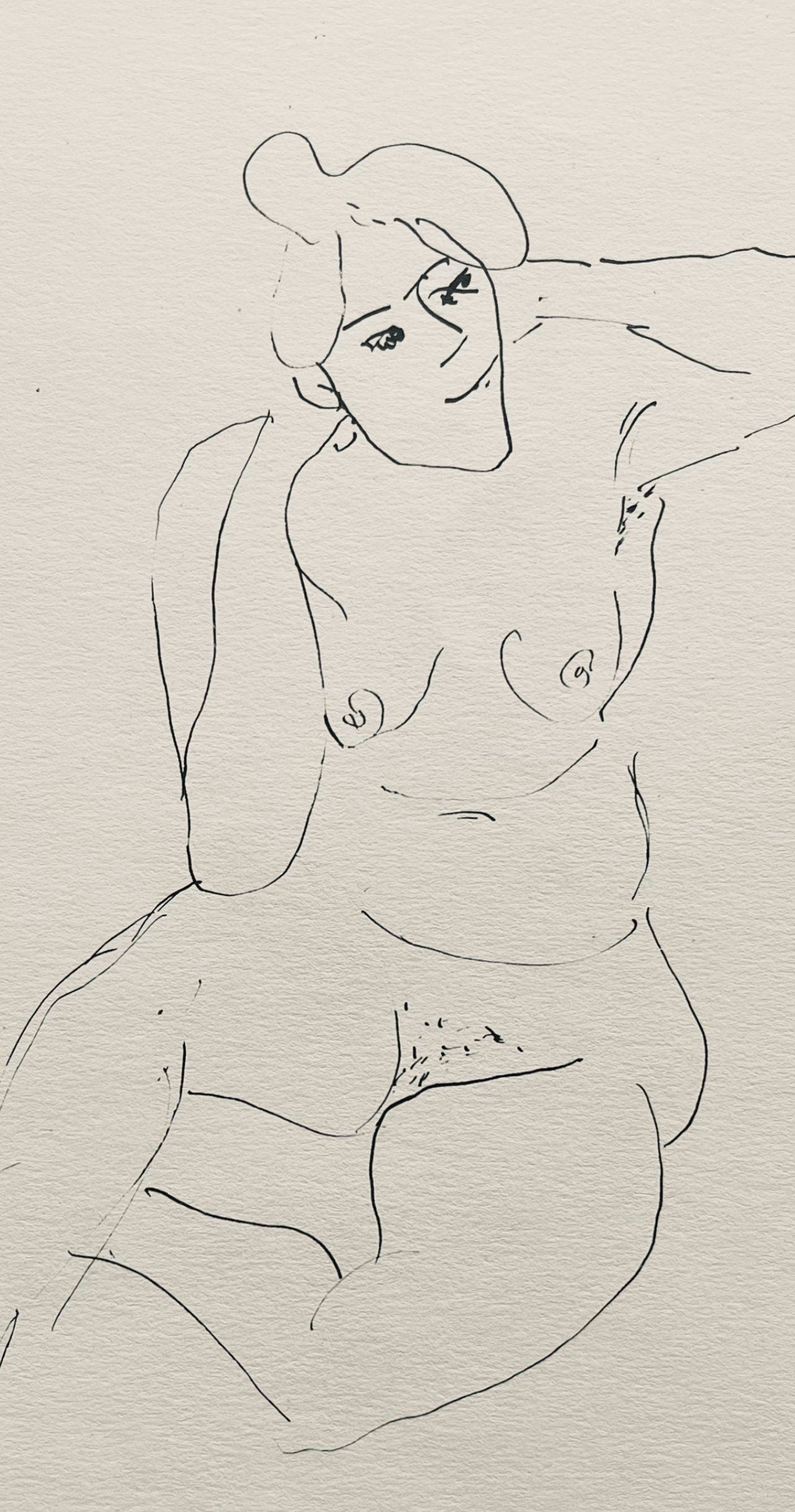 Henri Matisse, Composition (Dutel 3), Dessins De Henri-Matisse, Lithograph