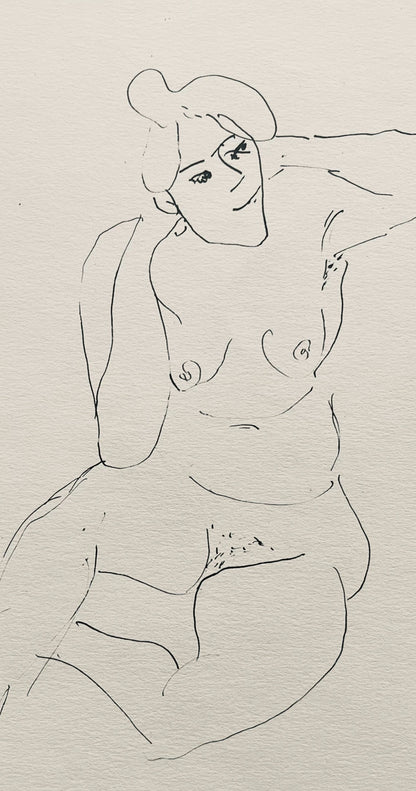 Henri Matisse, Composition (Dutel 3), Dessins De Henri-Matisse, Lithograph