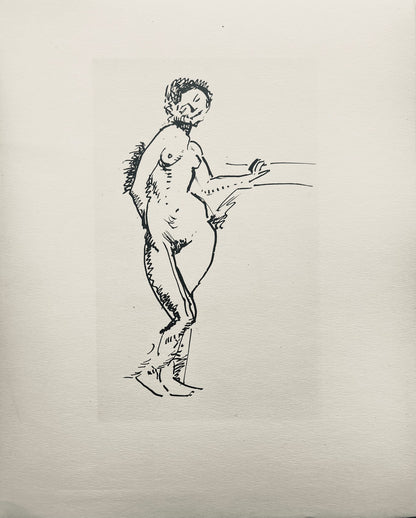 Henri Matisse, Composition (Dutel 3), Dessins De Henri-Matisse, Lithograph