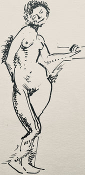 Henri Matisse, Composition (Dutel 3), Dessins De Henri-Matisse, Lithograph