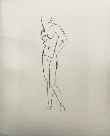 Henri Matisse, Composition (Dutel 3), Dessins De Henri-Matisse, Lithograph