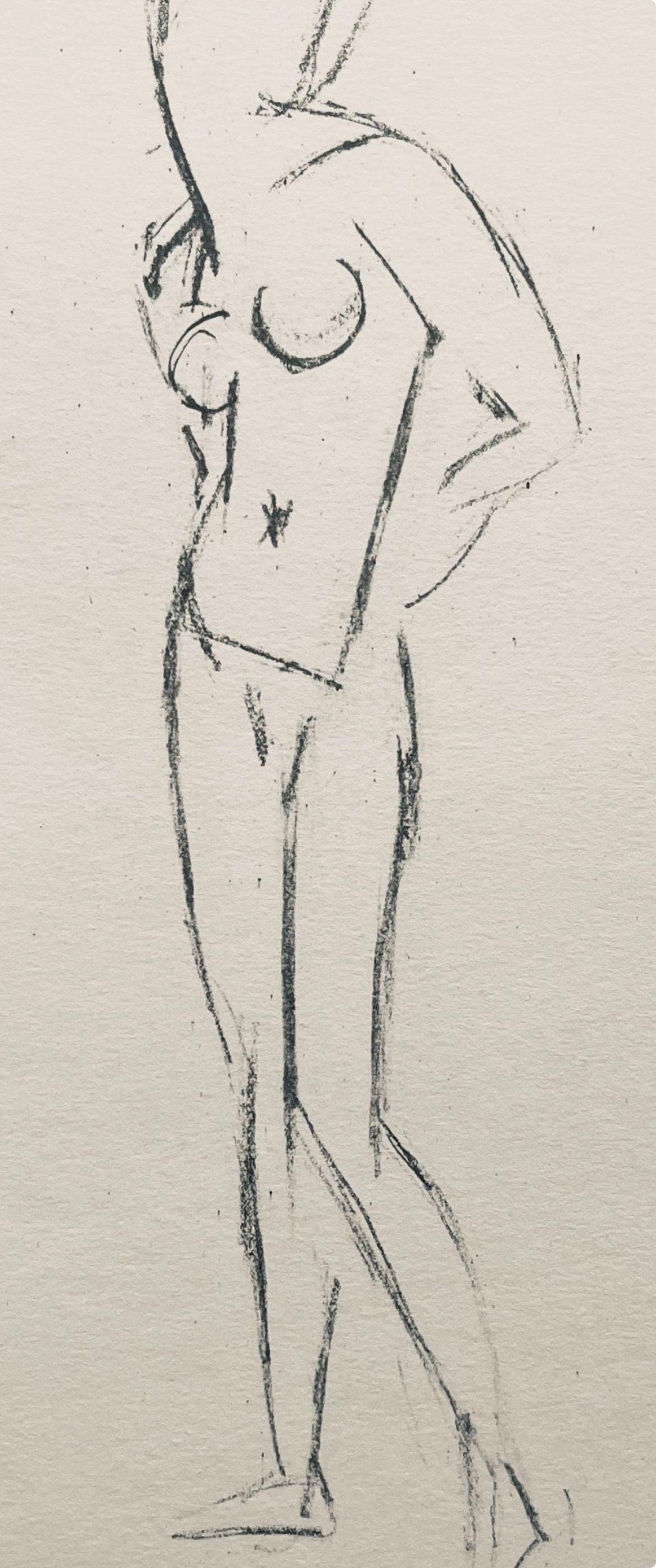 Henri Matisse, Composition (Dutel 3), Dessins De Henri-Matisse, Lithograph