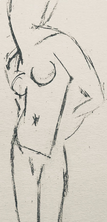 Henri Matisse, Composition (Dutel 3), Dessins De Henri-Matisse, Lithograph