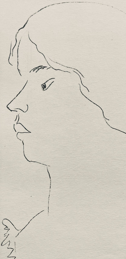 Henri Matisse, Composition (Dutel 3), Dessins De Henri-Matisse, Lithograph