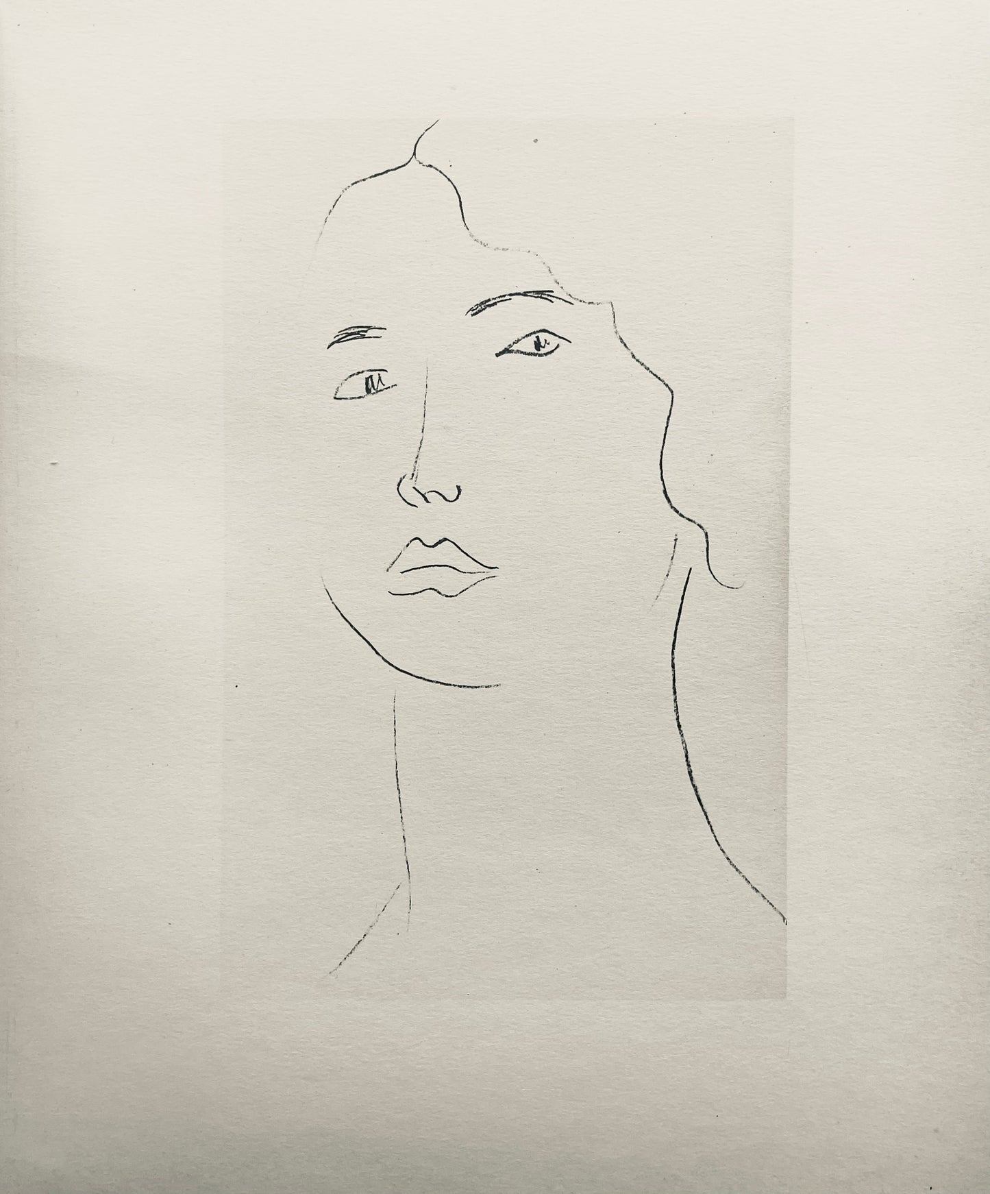 Henri Matisse, Composition (Dutel 3), Dessins De Henri-Matisse, Lithograph