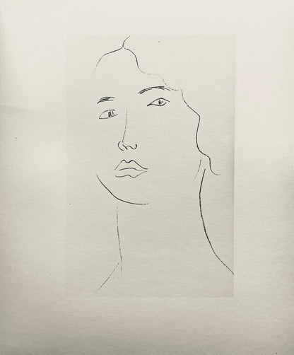 Henri Matisse, Composition (Dutel 3), Dessins De Henri-Matisse, Lithograph