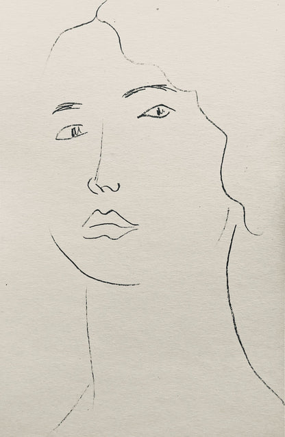 Henri Matisse, Composition (Dutel 3), Dessins De Henri-Matisse, Lithograph