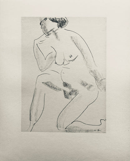 Henri Matisse, Composition (Dutel 3), Dessins De Henri-Matisse, Lithograph