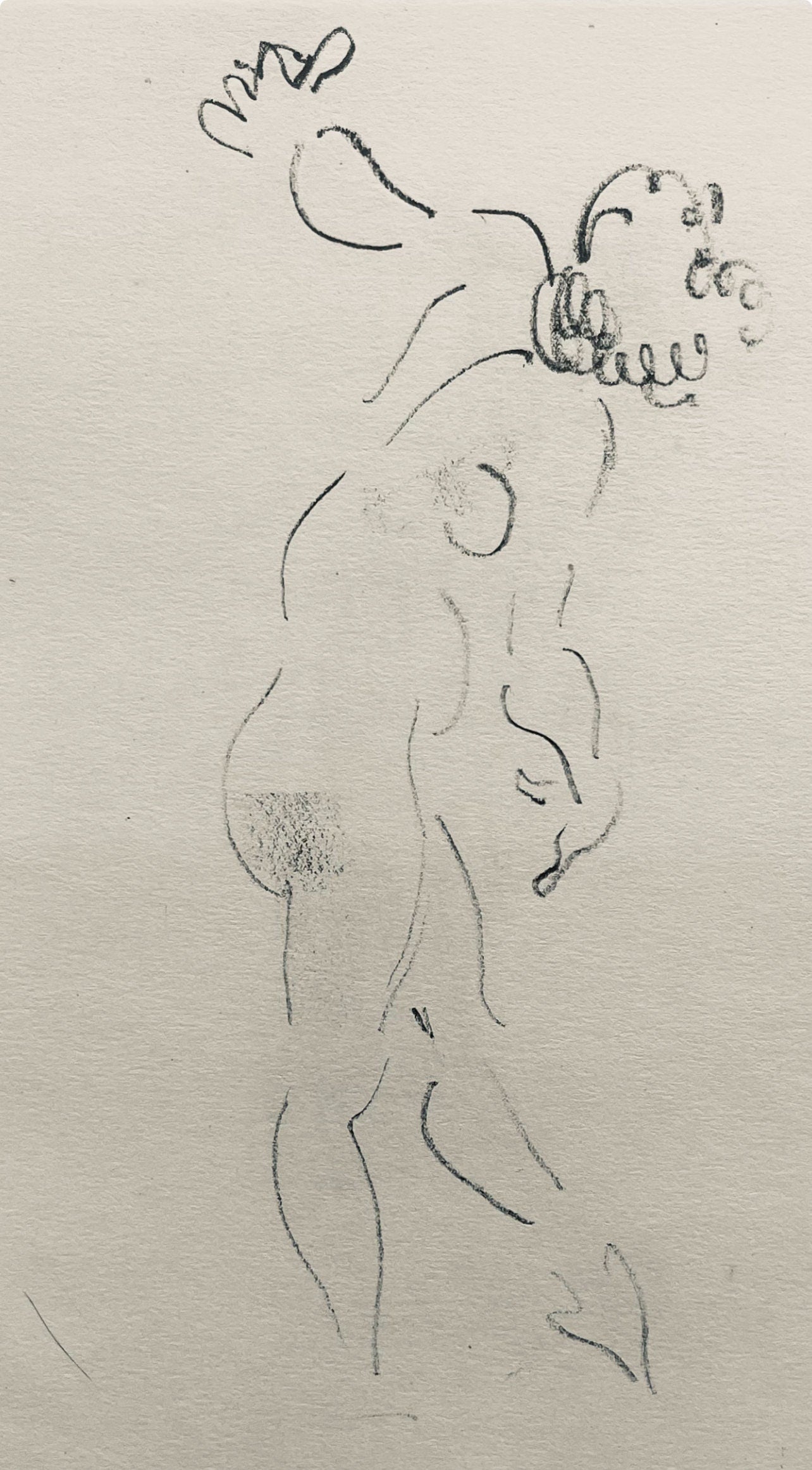 Henri Matisse, Composition (Dutel 3), Dessins De Henri-Matisse, Lithograph