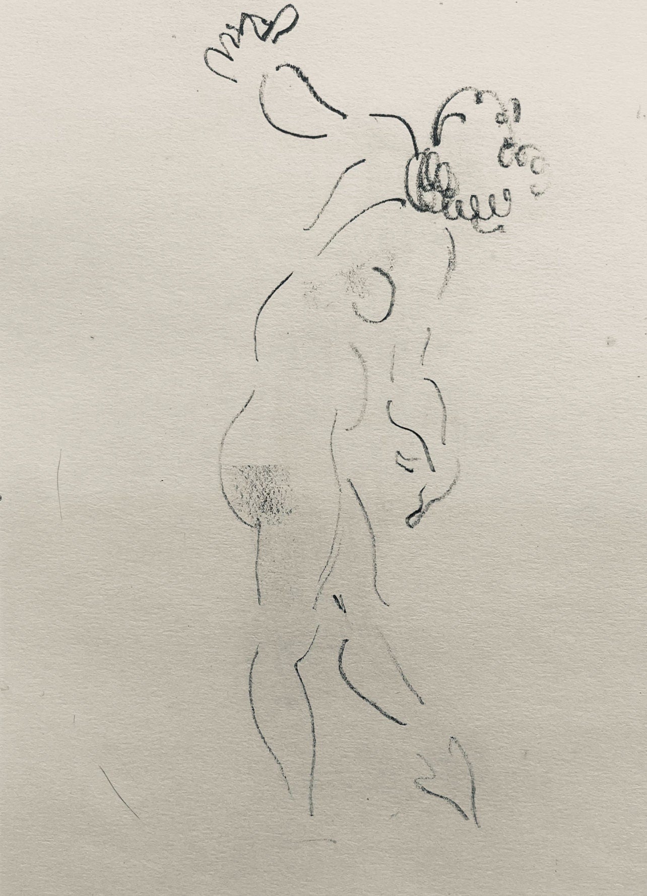 Henri Matisse, Composition (Dutel 3), Dessins De Henri-Matisse, Lithograph