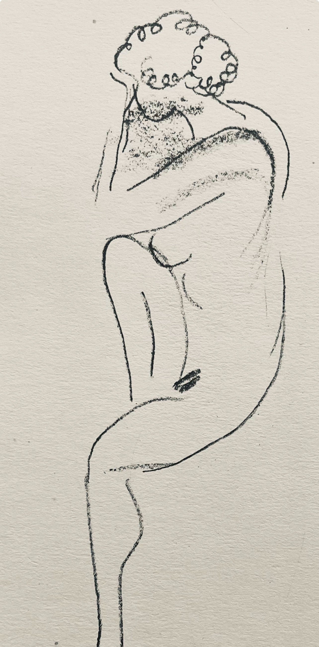 Henri Matisse, Composition (Dutel 3), Dessins De Henri-Matisse, Lithograph
