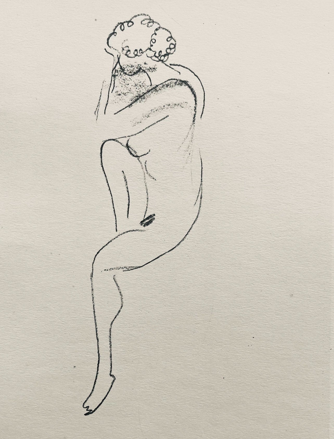 Henri Matisse, Composition (Dutel 3), Dessins De Henri-Matisse, Lithograph