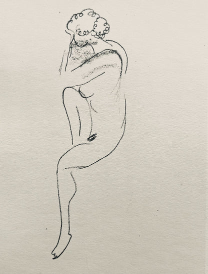 Henri Matisse, Composition (Dutel 3), Dessins De Henri-Matisse, Lithograph