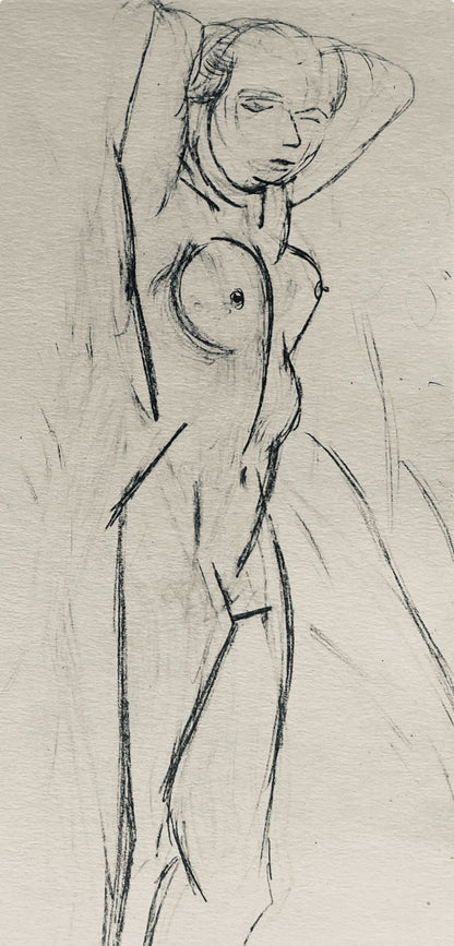 Henri Matisse, Composition (Dutel 3), Dessins De Henri-Matisse, Lithograph