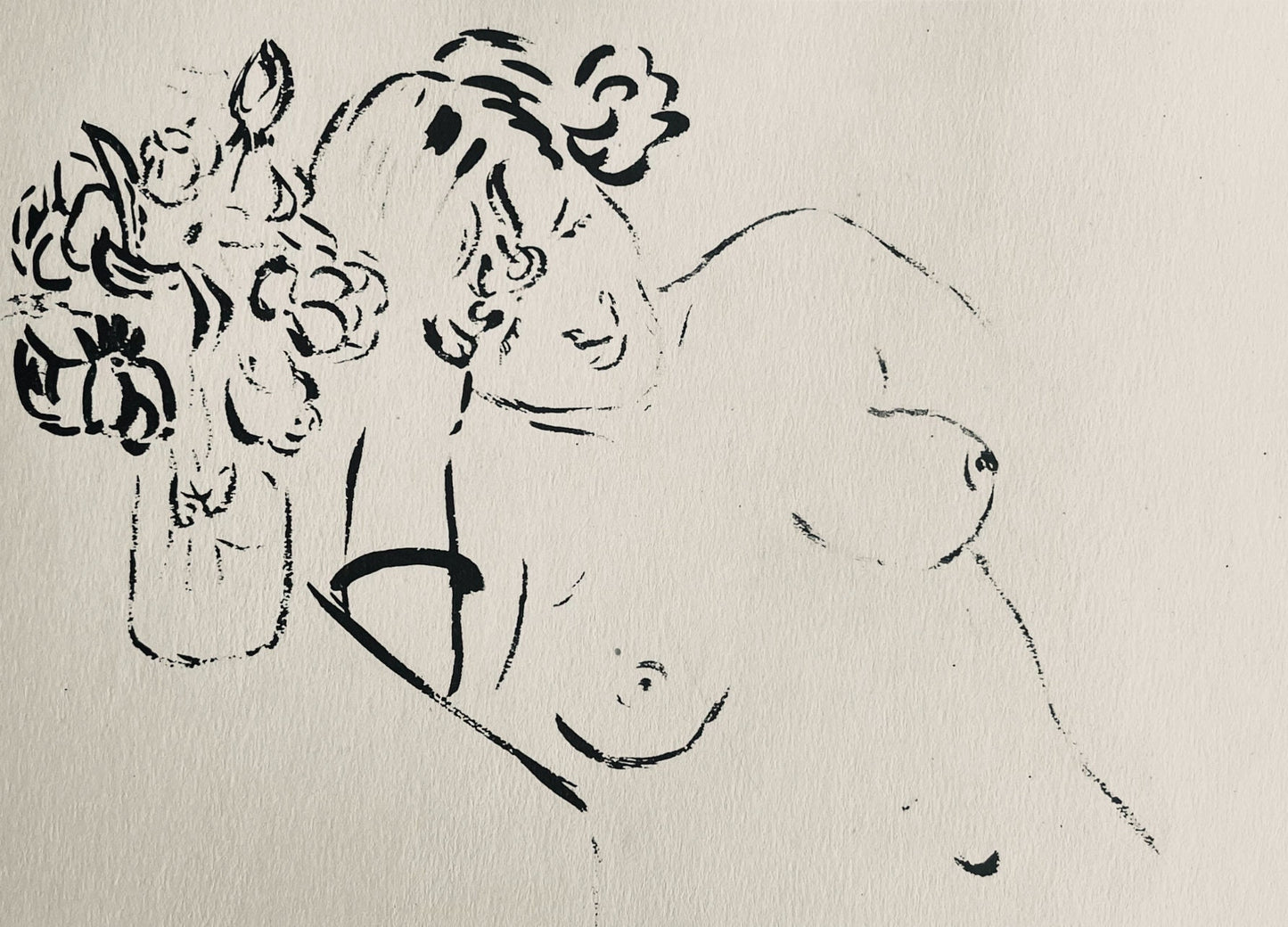 Henri Matisse, Composition (Dutel 3), Dessins De Henri-Matisse, Lithograph