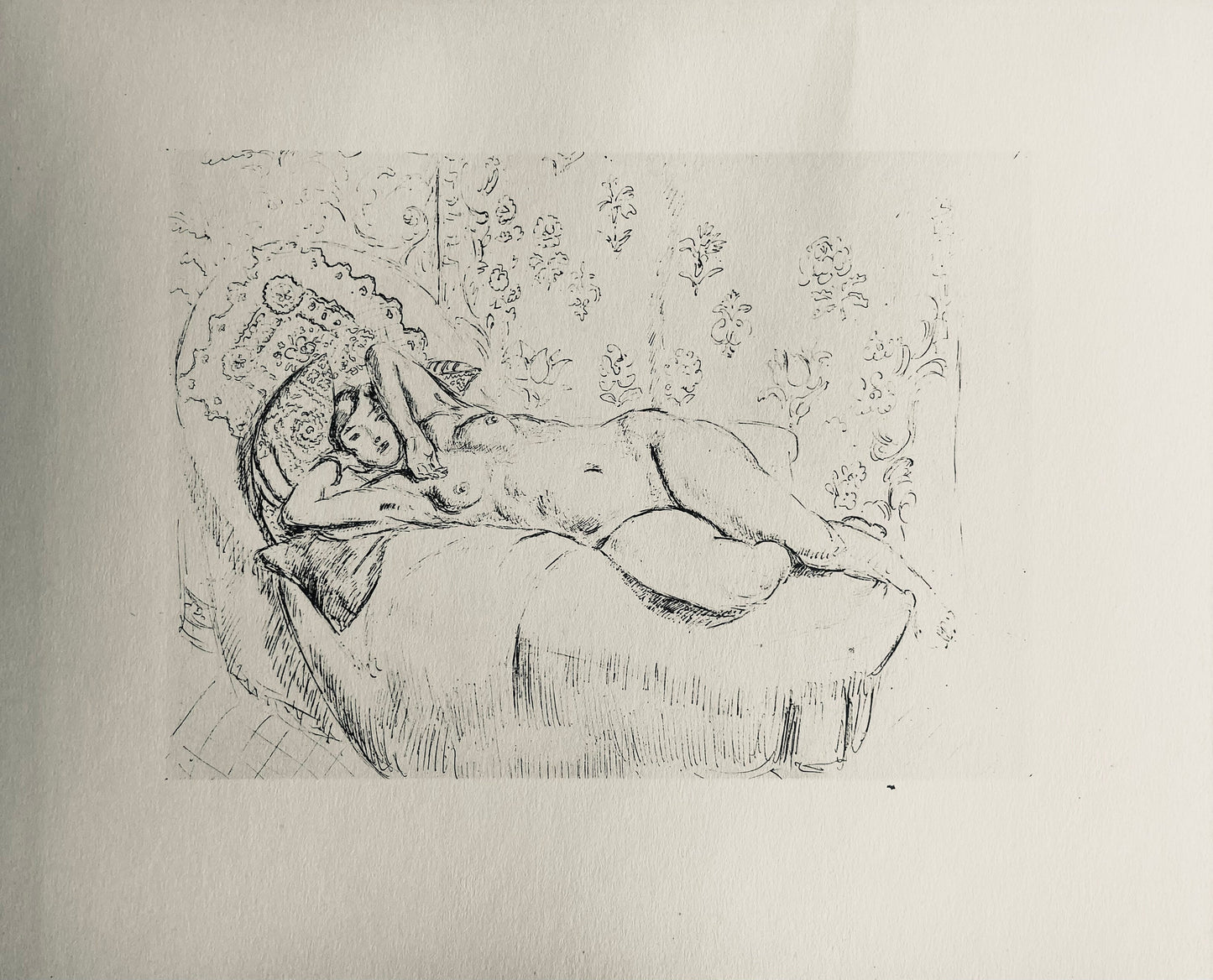 Henri Matisse, Composition (Dutel 3), Dessins De Henri-Matisse, Lithograph