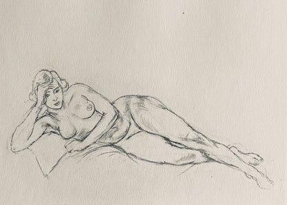 Henri Matisse, Composition (Dutel 3), Dessins De Henri-Matisse, Lithograph