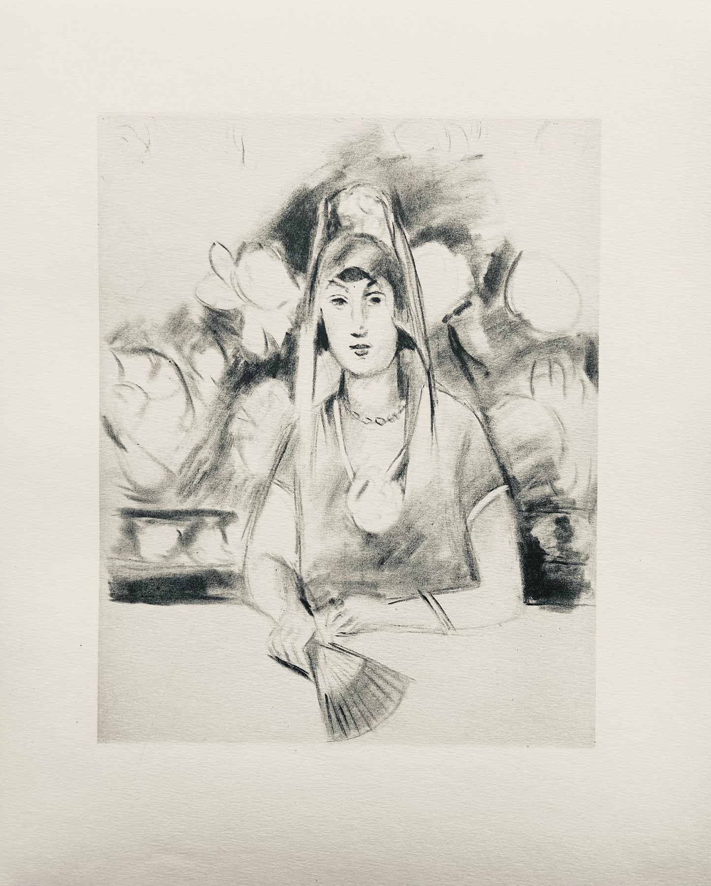 Henri Matisse, Composition (Dutel 3), Dessins De Henri-Matisse, Lithograph
