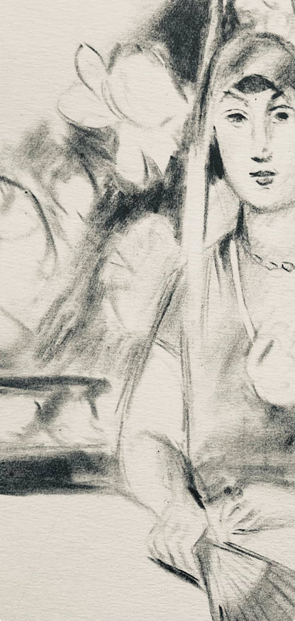 Henri Matisse, Composition (Dutel 3), Dessins De Henri-Matisse, Lithograph